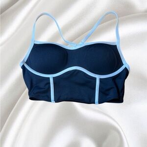 PINK Victoria's Secret Black Tank Top with Padded Top